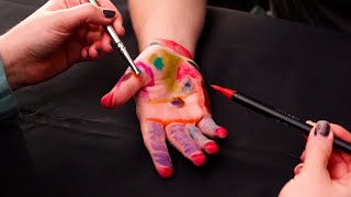 Tracing his Meridians  ASMR Hand Reflexology Session to Relieve Your Anxiety [upl. by Eversole]