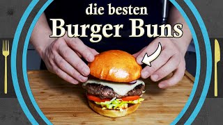 Das beste BURGER BUN Rezept Punkt Brioche Burger Buns selber machen [upl. by Terej120]