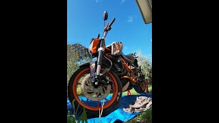 Do You Ride On Windy Days  KTM 390 Duke [upl. by Merissa]