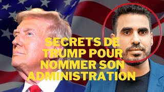 Idriss Aberkane 《 Les secrets de Trump pour nommer sa prochaine Administration 》 [upl. by Layol]