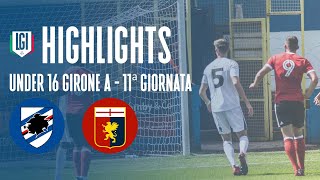 Highlights SampdoriaGenoa U16 AB 11 giornata stagione 202324 [upl. by Naomi]