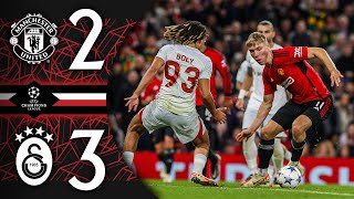 Hojlunds First Goals At Old Trafford  Man Utd 23 Galatasaray  Match Recap [upl. by Torp457]