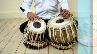 Tabla Lesson For Beginners 2 [upl. by Nyrok299]