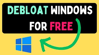 How to Debloat Windows 11 [upl. by Ayidah]