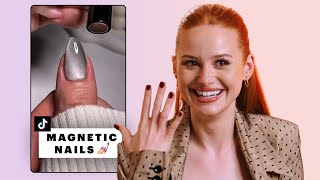 Madelaine Petsch Reacts to TikTok Trends  Allure [upl. by Trevar]