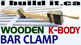 How To Make A Wooden Bar Clamp Free Plans [upl. by Kappenne]