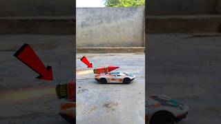 I make superspeed car with diwali rocket 😱 [upl. by Naliorf388]