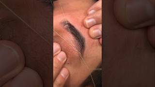 Eyebrow threading eyebrow tutorial eyebrowthreadingtutorialforbeginners eyebrowthreading shorts [upl. by Panaggio395]