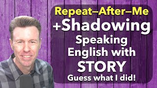 Shadowing RepeatAfterMe  English Speaking Practice [upl. by Hpeosj]