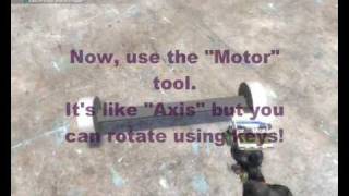 Gmod Tutorial Build a Steering Car [upl. by Ahcire]