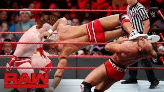 Cesaro amp Sheamus vs Seth Rollins amp Jason Jordan  Raw Tag Team Title Match Raw Dec 25 2017 [upl. by Crocker725]