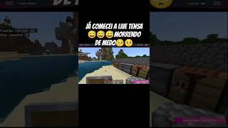 Achei q era o fim 💔 minecraft amandinhagamer minecrafthardcore [upl. by Leissam334]