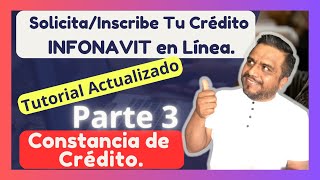 🤑COMO SOLICITAR MI CREDITO EN LINEA DESDE MI CUENTA INFONAVIT 2024🤗 P3 [upl. by Dowlen]