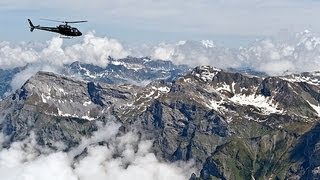 Jungfraujoch  Top of Europe with helicopter [upl. by Omolhs]