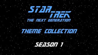 Star Trek TNG Theme Collection Season 1 [upl. by Nysila835]