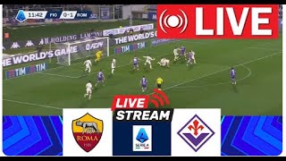 Fiorentina vs Roma  Serie A 2425  Partita in diretta oggi [upl. by Kcarb340]