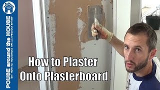 How to plaster a plasterboard wall beginners guide Plastering made easy for the DIY enthusiast [upl. by Ailiec]