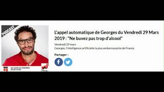 Manu Dans Le 69 Sur NRJ Appel Automatique De Georges Du 29 Mars 2019 Ne Buvez Pas Trop Dalcool [upl. by Jose]