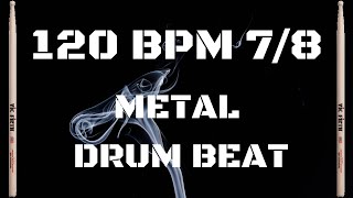 120 Bpm Metal 78 Drum beat by SolidTracks [upl. by Ignaz]