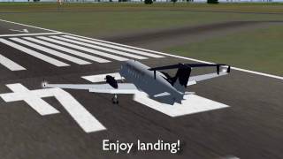 How to land perform a visual landing  FlightGear HowTo 11 [upl. by Aitnas]