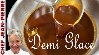 Demi Glace The King of All Sauces  Chef JeanPierre [upl. by Hessney]