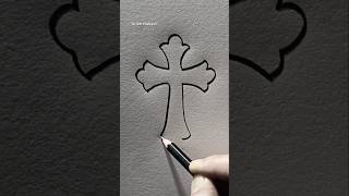 Drawing the sign of the cross a symbol of love and peace 💝 [upl. by Penelope]