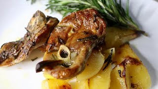 AGNELLO AL FORNO CON PATATE 🍖 ROASTED LAMB WITH POTATOES [upl. by Lucy]