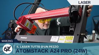 ATOMSTACK A24 PRO 24W di nuova generazione cambia davvero [upl. by Ecyac793]