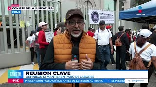 Así se encuentra el Consejo de la Judicatura en estos momentos  Noticias con Crystal Mendivil [upl. by Materse512]