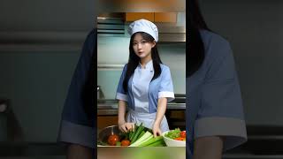 女厨师的一生 the life of a female chef chef life girl aianimation ai [upl. by Attey]