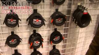 Kraft Music Pig Hog Solutions Cables NAMM 2015 [upl. by Lulu62]