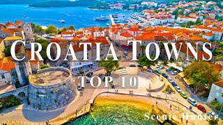 10 Best Charming Towns To Visit In Croatia  Croatia Travel Guide [upl. by Sices]