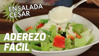 ADEREZO DE POLLERÍA LA VINAGRETA PERFECTA para la ensalada CÉSAR 🥗 Receta  Los Informativos [upl. by Arrol]