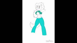 Ice the Wolf Speedpaint OC by HolidayPrimeRougeEditzYT  edit art speedpaint [upl. by Ott]