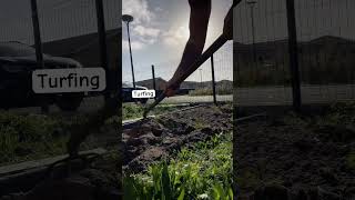 Turfing diy garden gardening shorts [upl. by Varuag]