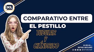 Comparativo entre el Pestillo Tubular y Cilíndrico  Cerraduraskl [upl. by Risser]