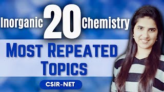 Important Topics in Inorganic Chemistry for CSIR NET  Most Repeated Topics  CSIR NET Chemistry [upl. by Abraham260]