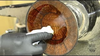 Woodturning  Snakewood Bowl [upl. by Margery]