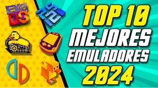 TOP 10 LOS MEJORES EMULADORES DEL EN 2024 [upl. by Ihcalam776]