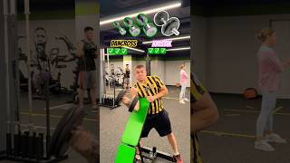 💪BICEPS CHALLENGE 🎀 KRISTIK OR DANCROSS❓challenge gym shorts funny foryou [upl. by Mikey]