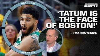 Tatum is the FACE of what the CELTICS are all about  Tim Bontemps ahead of Game 1  NBA Today [upl. by Sollows796]