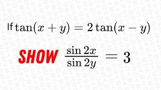 Hard Trigonometric Proof Question  ALevel Mathematics [upl. by Oilerua]