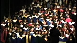 1988 New Jersey All State Chorus performs Choir quotBattle Hymn of the Republicquot arranged by Wilhousky [upl. by Suertemed]