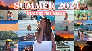 SUMMER BUCKET LIST IDEAS  2024 [upl. by Godard]