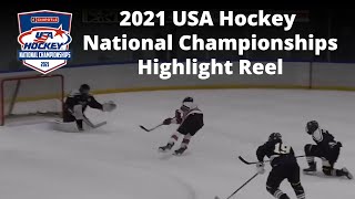 2021 USA Hockey National Championships Highlight Reel [upl. by Leibrag]