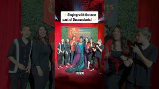 We LOVED singing with the DisneyDescendants Cast 🤩🎤 descendants is Oût NöW on disneyplus [upl. by Brana131]