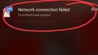 how to fix Network connection failed download task paused in oppo [upl. by Enyawed]