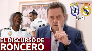 Melilla 04 Real Madrid  El discurso de Roncero tras el show Vinicius con recado a Bale  Diario AS [upl. by Htidirrem]