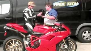 2007 Ducati 1098S Corse Review  MotoUSA [upl. by Jallier]