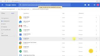 G Suite administrator course  Device management  App management preview [upl. by Levitt]